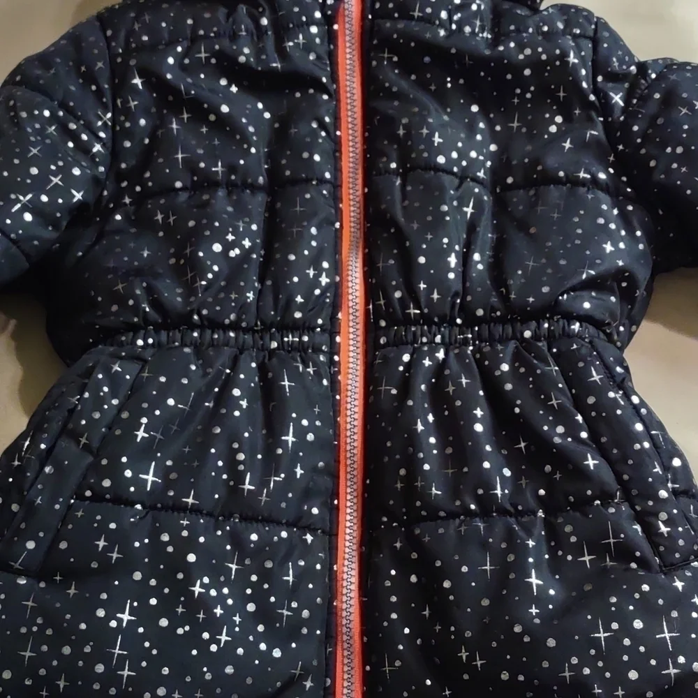 𝅺PINK Platinum Puffer Jacket Size 5/6